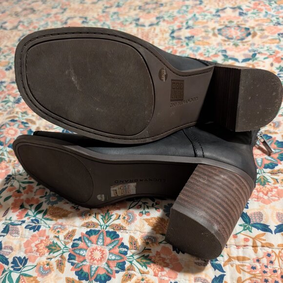 Lucky Brand Open Toe Booty (8) - Picture 5 of 5